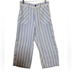 LOFT Wide Leg Crop Trousers medium petite